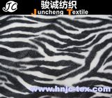 Velboa Polyester Upholster Sofa Fabric Zebra short pile for sofa upholstery polyester