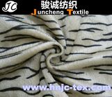 printed Tiger stripes knitting fabric/short plush fabric with good quality/common velboa
