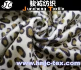 100% polyester printed Tiger stripes design warp knitting velboa fabric polyester fabric