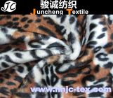 Printed tiger stripes design warp knitting velboa fabric recycle polyester fabric for sofa