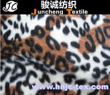Printed tiger stripes design warp knitting velboa fabric recycle polyester fabric for sofa