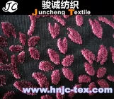 New burnout anti-static polyester flower pattern non-invert fabric women apparel fabric