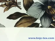 Hot sell anti pilling paper printing flower printed velvet fabric for apparel