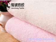 Double sides solide dye coral fleece fabric for blanket fabric and apparel