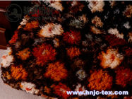 100% polyester flower printed plush velveteen/velvet antistatic fabric for bedding