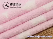 Hot sell single side printed super cuddle soft velboa for pajamas fabric and apparel