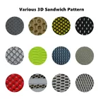 Recycle 3D sandwich mesh fabric various color for sportswear and linings