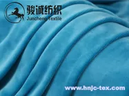 Environment friendly solid dye cuddle soft velboa for home textile