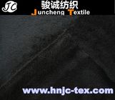 New 100% polyester jet black double sides super soft velboa fabric for bedding