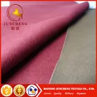 2017 New Synthetic types of red flocked fabric micro suede for sofa