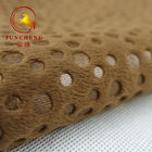 2mm 250gsm Hot Stamping Gold Stamp and Foil Printing velour fabric for Car Seat Cover and furniture