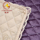 2018 new design embroidery quilted knitted velvet fabric for home textile