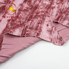 2018 New Style elastic crepe ice crushed stripe velvet for dress