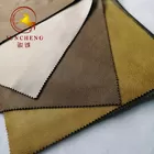 2019 New Pattern Bronzed Suede Fabric bonded with fleece fabric