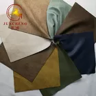 2019 New Pattern Bronzed Suede Fabric bonded with fleece fabric