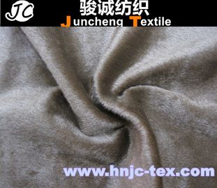 Shiny Polyester Short Pile Velboa Fabric Solid short pile for sofa upholstery polyester