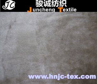 Shiny Polyester Short Pile Velboa Fabric Solid short pile for sofa upholstery polyester