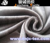Grey 3mm pile Polyester Short Pile Fabric /Solid velvet china factory wholesale