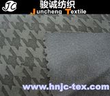 Polyester Knit Burnout Design Velvet Fabric Houndstooth Car Mat/ sofa upholstery /apparel
