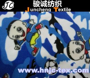 Paper Print Cartoon Animal Velboa Fabric for baby sleepwear