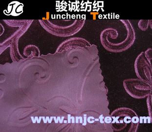 China factory floret design embossed velvet for apparel and dress