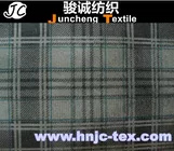 polyester plaid cotton imitation velvet fabric/Grid printed velveteen/denim for apparel