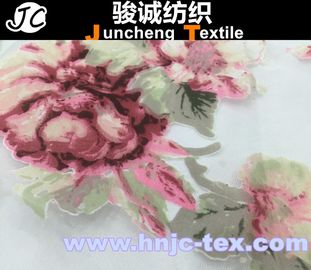 Nylon fabric polyester blend fabric flower pattern fabric for hometextile curtain fabric