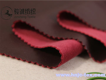 100% Polyester Imitation sheep leather compoud fabric pants, leggins fabric for apparel