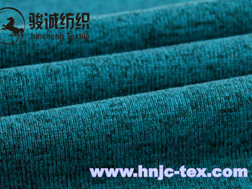 100% Polyester tweed thick needle weft knitting fabric for woman apparel