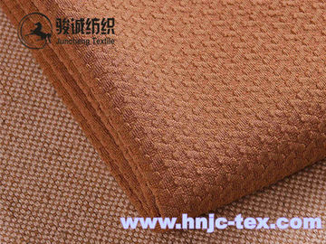 100% Polyester tweed combing jacquard thick needle weft knitting fabric for woman apparel