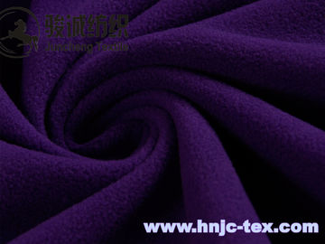 100% Polyester weft knitting polar fleece for woman apparel and pajamas