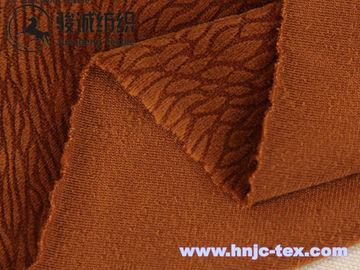 Polyester flannel burnout dyeing fabric with short plush for upholstery and sofa fabric