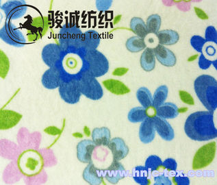 Custom solid or printing flower pattern flannel blanket or other blanket fabric for baby