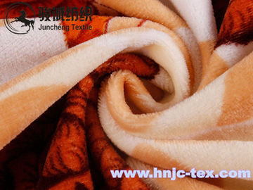 75D/144F Custom solid short plush super soft minky velboa blanket fabric for King Size bed