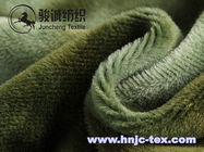 Hot sell pad-roll dyed high-elastic micro velvet poly spun velour fabric for apparel