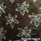 Delicate polyester velvet and spandex flower printing fabric for decoration and upholstery