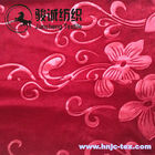 Delicate polyester velvet and spandex flower printing fabric for decoration and upholstery