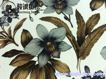 Hot sell anti pilling paper printing flower printed velvet fabric for apparel