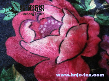 New burnout antistatic flower polyester fabric miro velvet fabric women apparel fabric