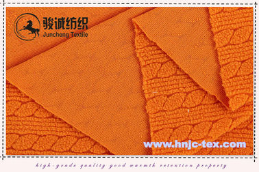 Hot sell stripping jacquard smooth polar fleece fabric for pajamas fabric and apparel