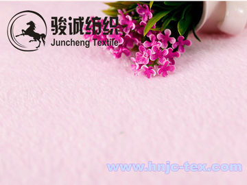 Double sides solide dye coral fleece fabric for blanket fabric and apparel