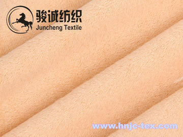 High quality solid dyeing plain velboa/imitated velboa polyester fabric for bedding