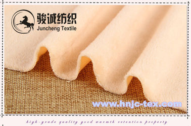 High quality solid dyeing plain velboa/imitated velboa polyester fabric for bedding