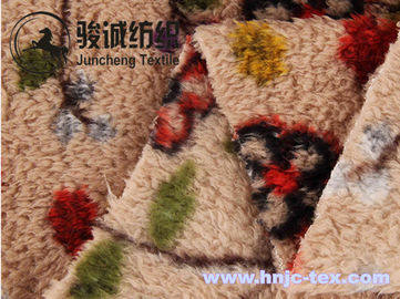 Hot sell weft knitting printed velveteen/shu velvet for pajamas fabric and apparel