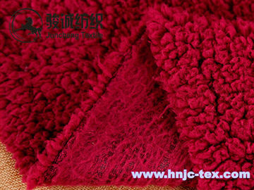 Hot sell lamb wool fabric/velveteen for pajamas fabric and apparel