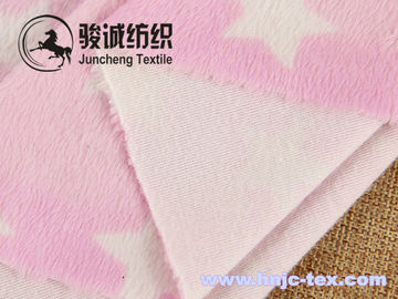 Hot sell single side printed super cuddle soft velboa for pajamas fabric and apparel