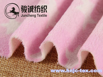 Hot sell single side printed super cuddle soft velboa for pajamas fabric and apparel