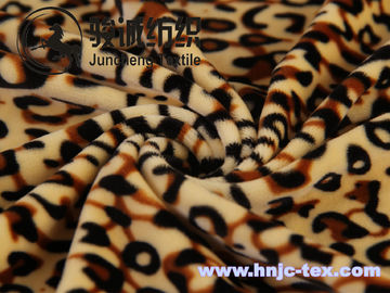 Environment friendly leopard pattern imitated cuddle soft velboa for home textile