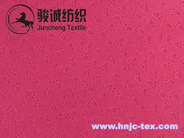 Single side embossed pattern polar fleece/coral fleece fabric for pajama and apparel