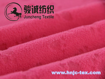Single side embossed pattern polar fleece/coral fleece fabric for pajama and apparel